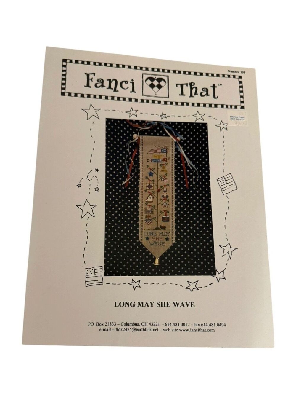 Fanci That Long May She Wave Cross Stitch Pattern